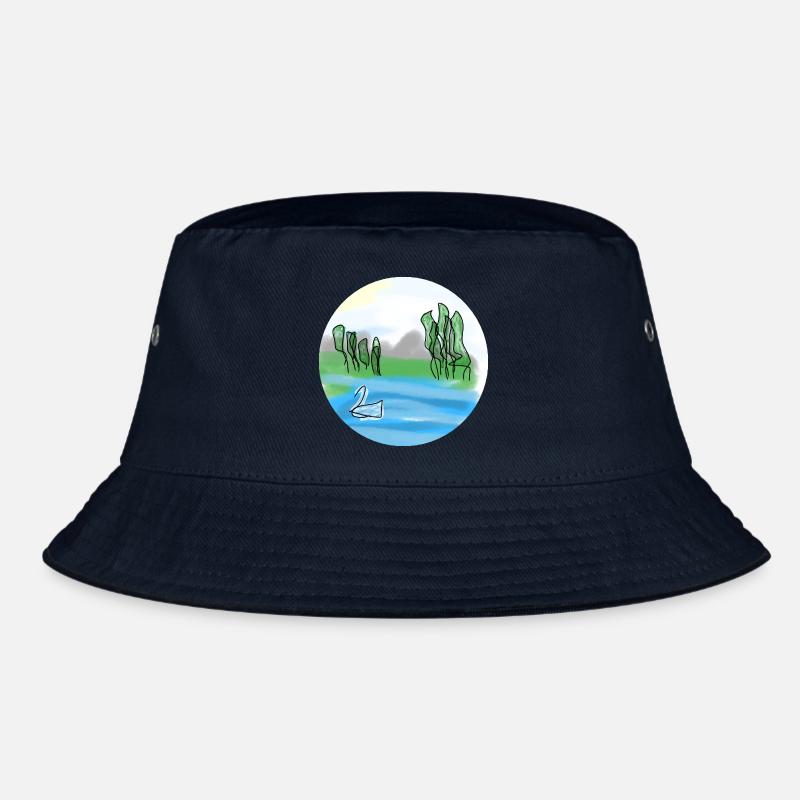See mit Schwan Bucket Hat