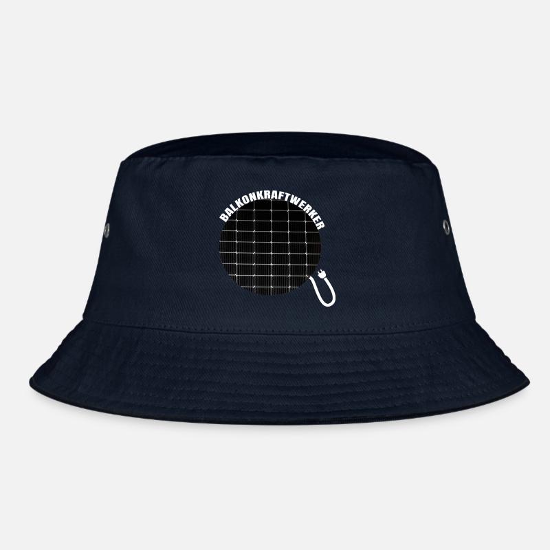 Balkonkraftwerker PV Anlage Stromerzeuger Umwelt Bucket Hat