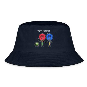 Padel Team Padel Player Ball Statement Raquette - Bob - marine - Devant