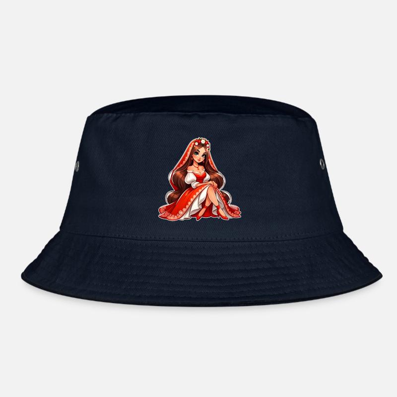 Ded Moroz Snegurotschka russischer Weihnachtsmann Bucket Hat