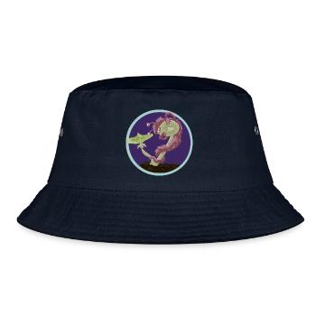 Pilzmonster - Bucket Hat - Navy - Vorne