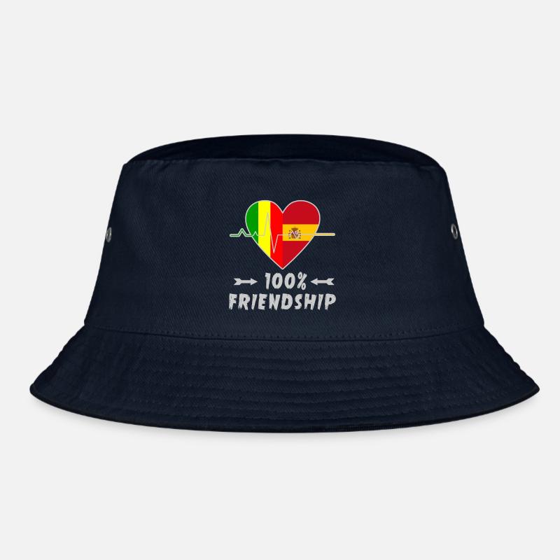 Mali und Spanien 100% Freundschaft Bucket Hat