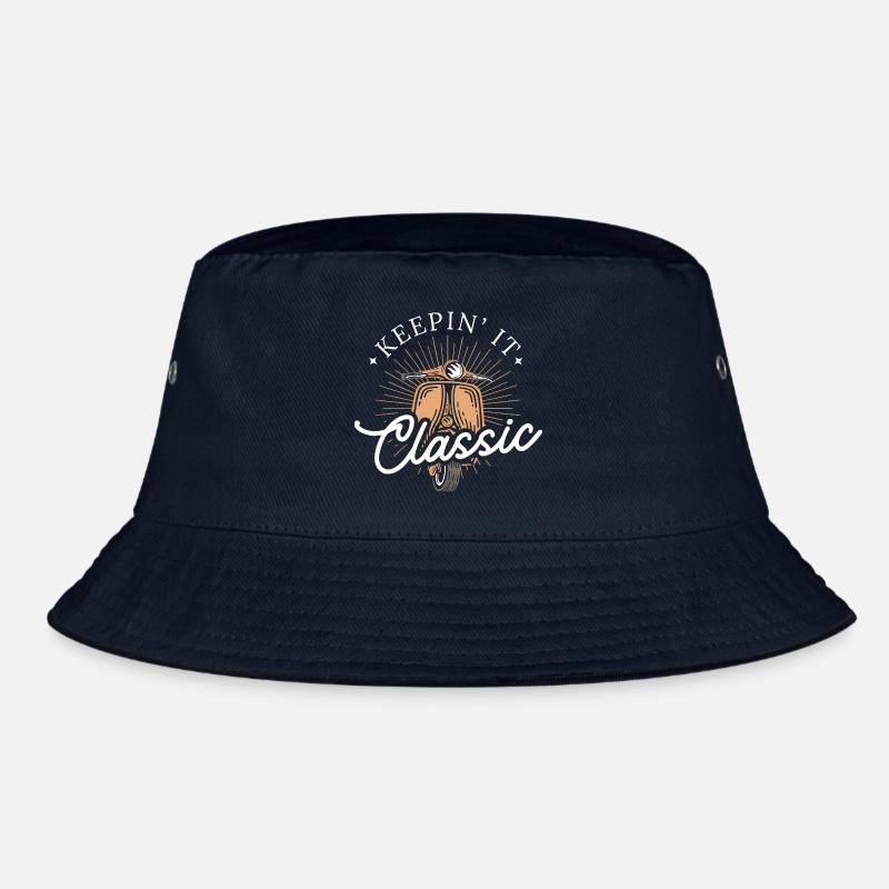 Keepin’ It Classic – Retro Motorroller Bucket Hat