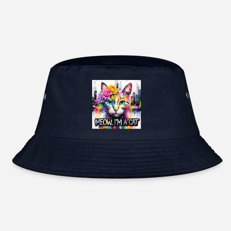 Kunstvolle katze Bucket Hat