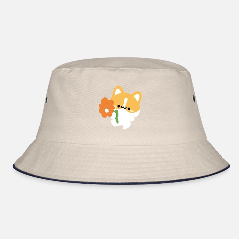 Romantischer Corgi Bucket Hat