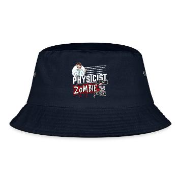 Physicist by day Zombie by night - Physikerin - Bucket Hat - Navy - Vorne