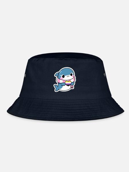 Niedlicher Hai Nonbinarypride - Bucket Hat - Navy