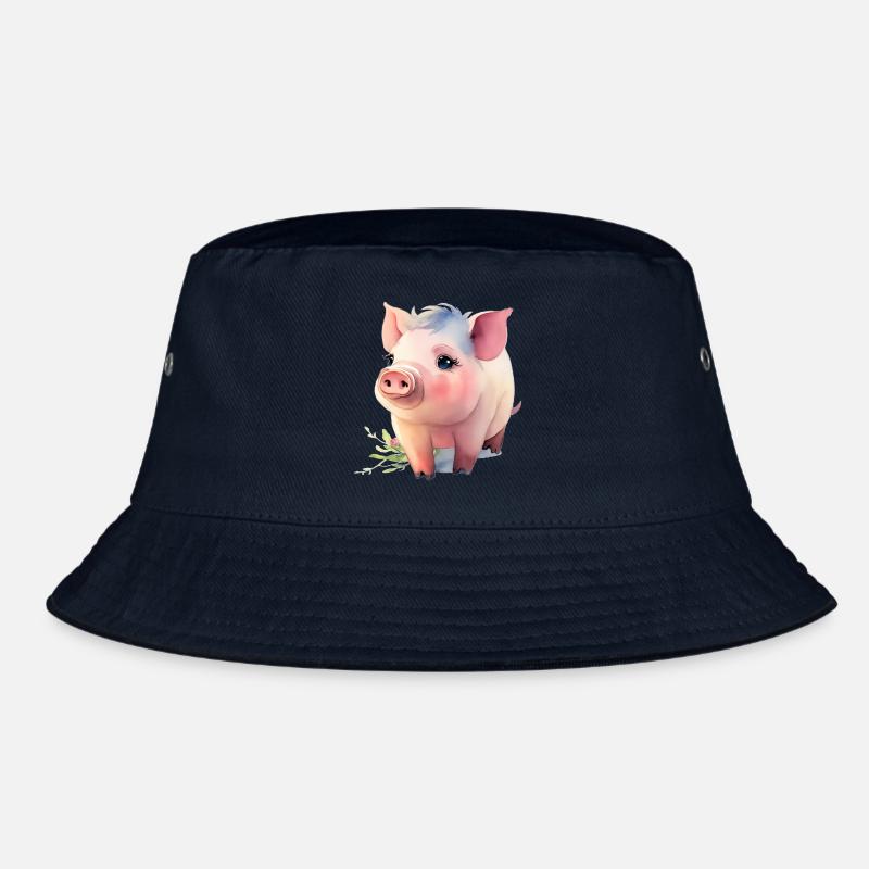 Ferkelchen - Bucket Hat - Navy