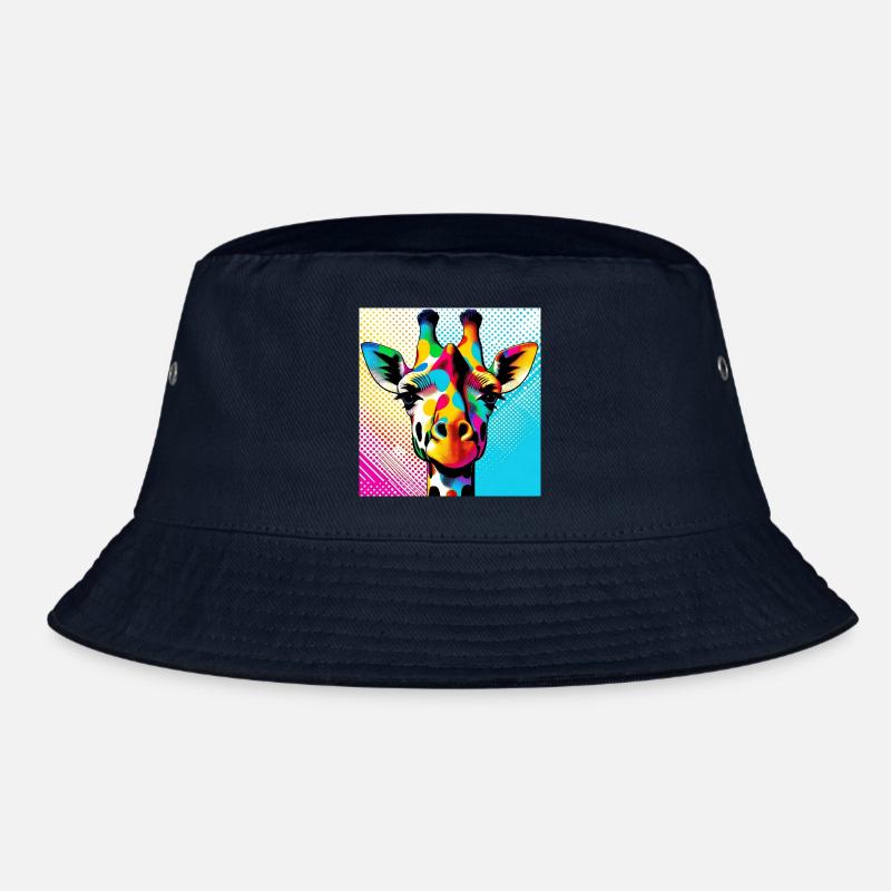 Giraffe Pop Art Bucket Hat
