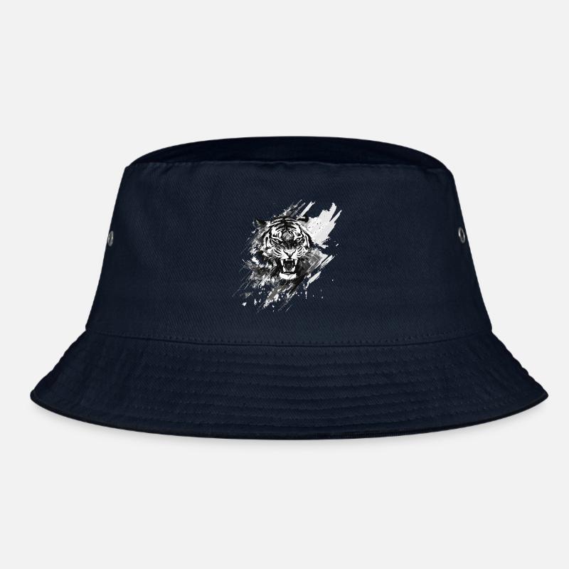 Tiger Head Predator Nature Wilderness Splash Bucket Hat