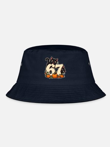 67 Katzenchaos - Bucket Hat - Navy