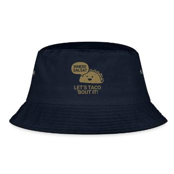 Where salsa? Let's taco 'bout it - Bucket Hat - navy - Front