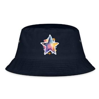 Star - Bucket Hat - navy - Front