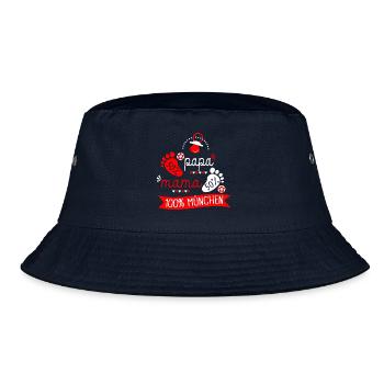 Fußball München - Bucket Hat - Navy - Vorne