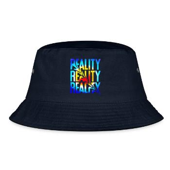 Reality - Bucket Hat - Navy - Vorne