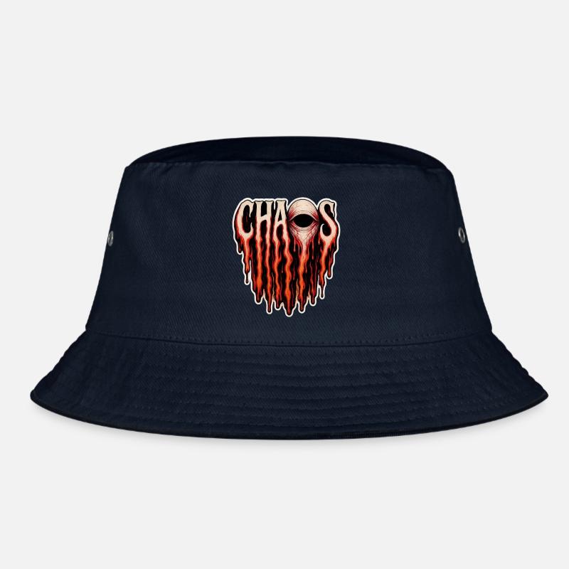 Chaos – Gotisches Horror-Design Bucket Hat