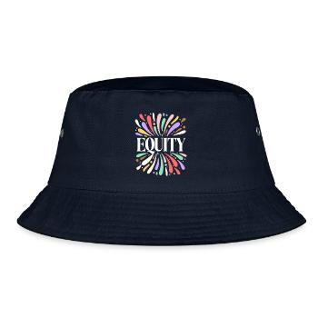 Equity: Buntes Funkeln - Bucket Hat - Navy - Vorne