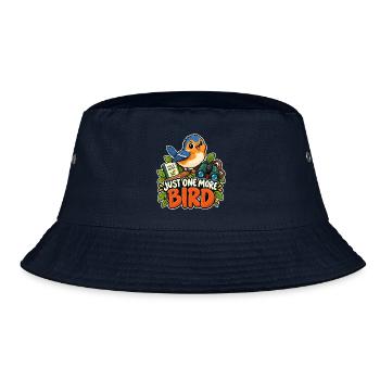 Just One More Bird - Bucket Hat - Navy - Vorne