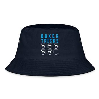 Boxer Tricks - Bucket Hat - Navy - Vorne