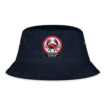 I survived cancer! (3C) - Bucket Hat - Navy - Vorne