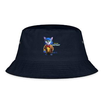 Professor Kritikat - Bucket Hat - navy - Front