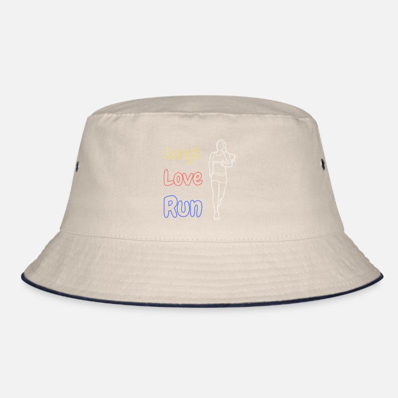 Laugh Love Run Bucket Hat