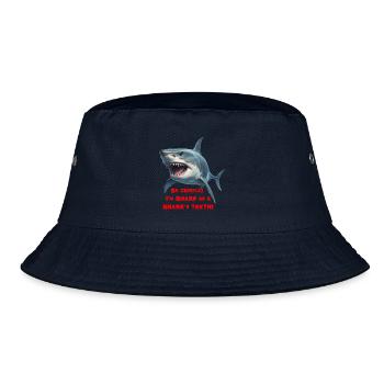 Sharp as a shark - Bucket Hat - navy - Front
