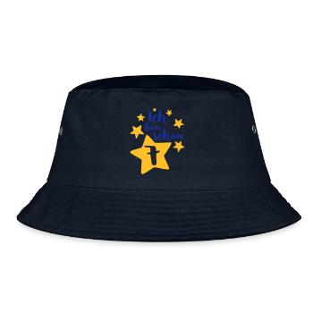 Ich bin schon Sieben! - Bucket Hat - Navy - Vorne