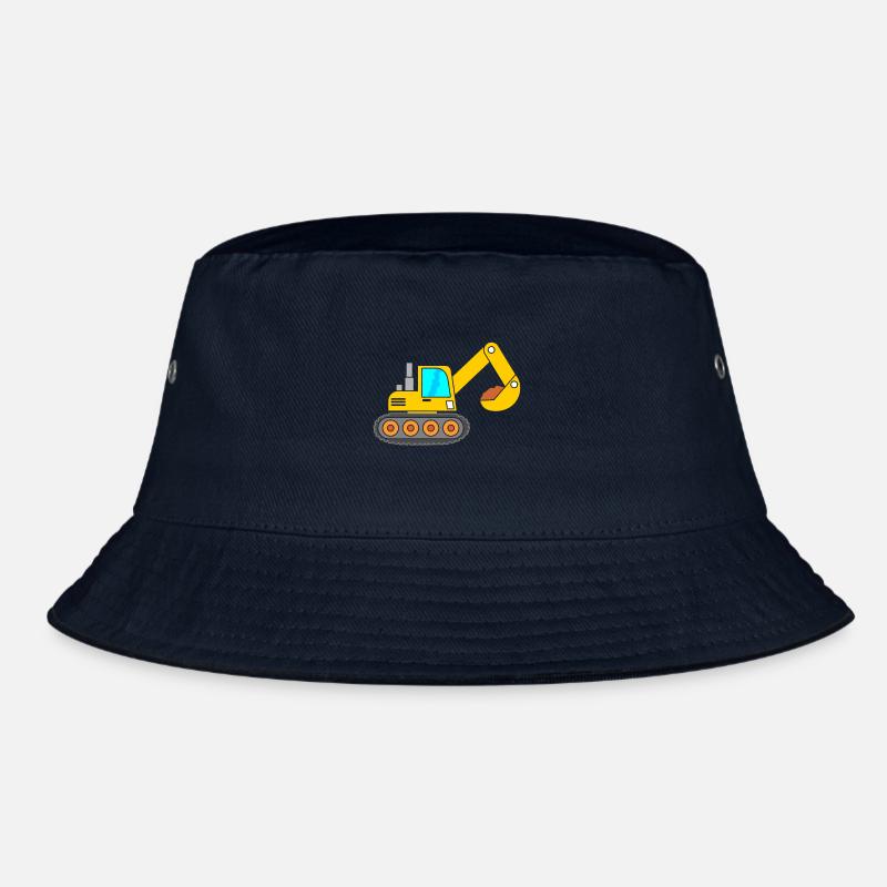 Bagger Baumaschine Bucket Hat