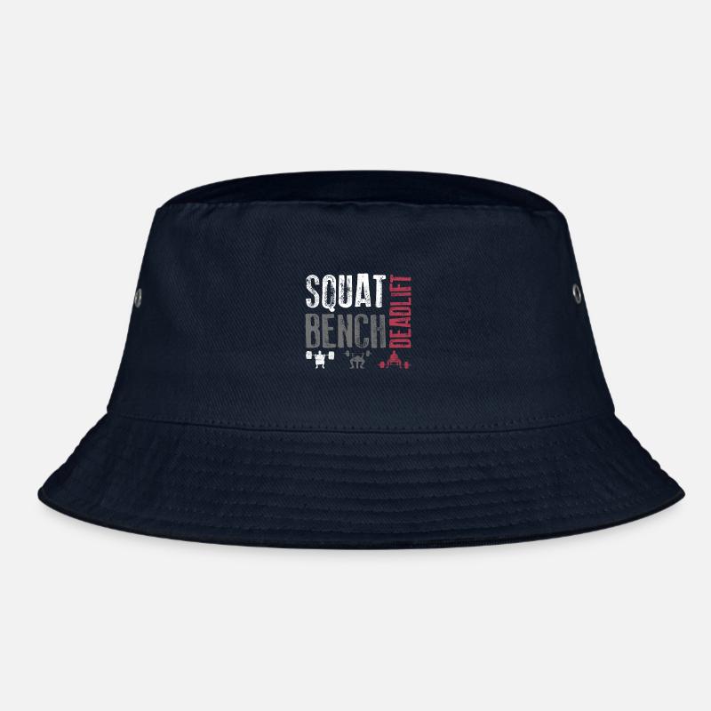 Squat Bench Deadlift Training Gift Bucket Hat