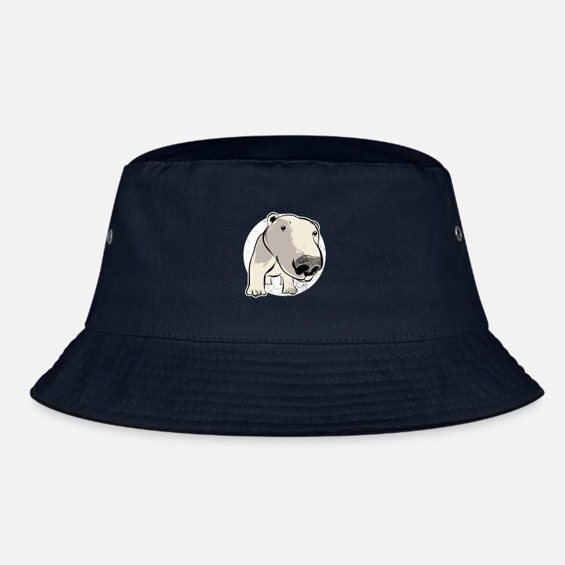 lustiger Eisbär - Bucket Hat - Navy