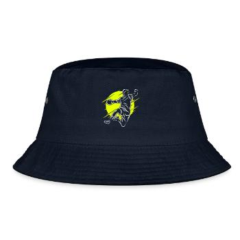 Handball Handballer Fanshirt EM WM Geschenk Fun - Bucket Hat - Navy - Vorne