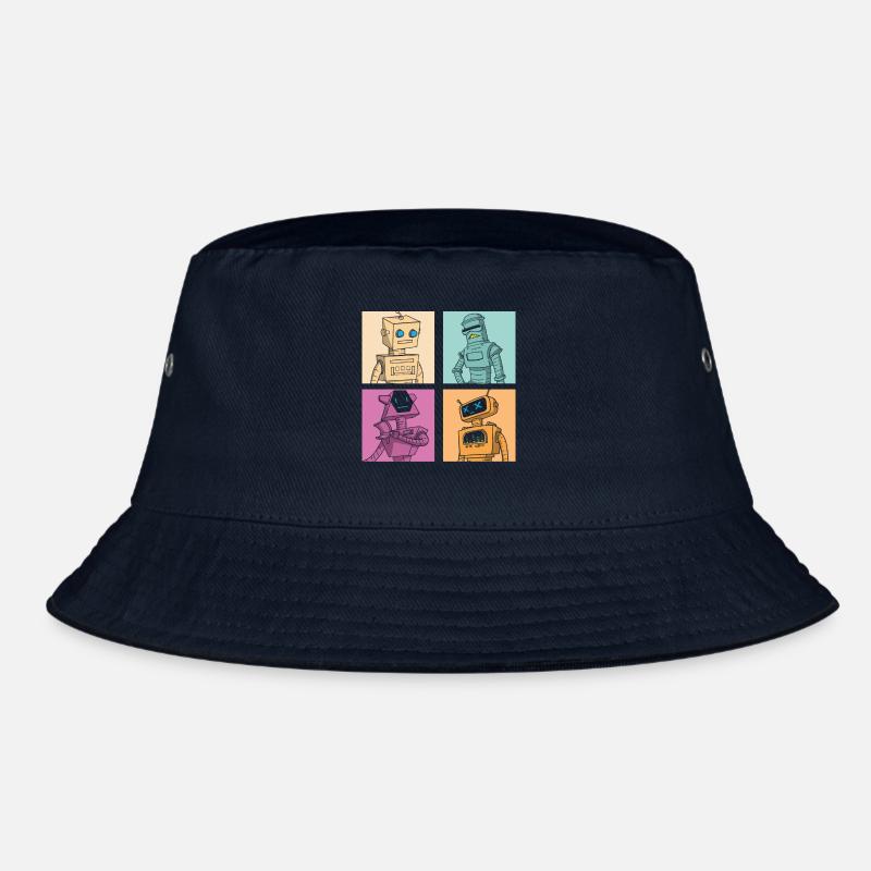 Roboter Robot - Bucket Hat - Navy