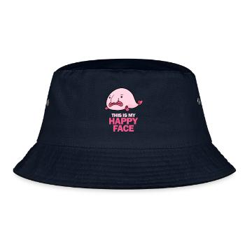 Blobfisch - Bucket Hat - Navy - Vorne
