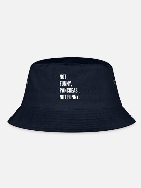 Nicht lustiger Pankreas-Diabetes-Humor - Bucket Hat - Navy