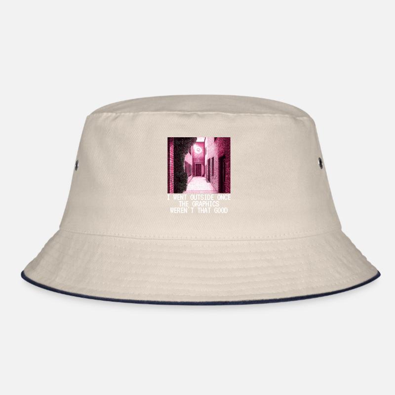 Funny Pixel Art Pixel Graphic Sarcasm Gift Bucket Hat