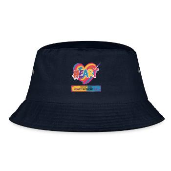 YOU CAN T SPELL HEART - Bucket Hat - navy - Front