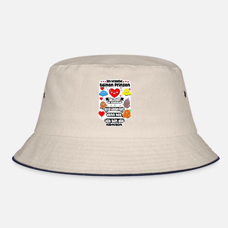 I Don't Need a Prince – Chocolate & Glamour Design Bucket Hat