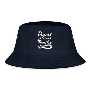 Papa Vater Kind Familie Geschenk Lustig Spruch - Bucket Hat - Navy - Vorne