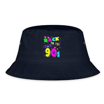 90's Musique Chemise de fête Rétro Lifestyle - Bob - marine - Devant