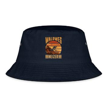 Mountainbiker WALDWEG HEIZER MTB Lustiges - Bucket Hat - Navy - Vorne