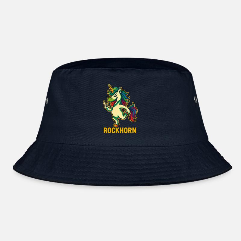 Rockhorn Einhorn Spruch Design Bucket Hat