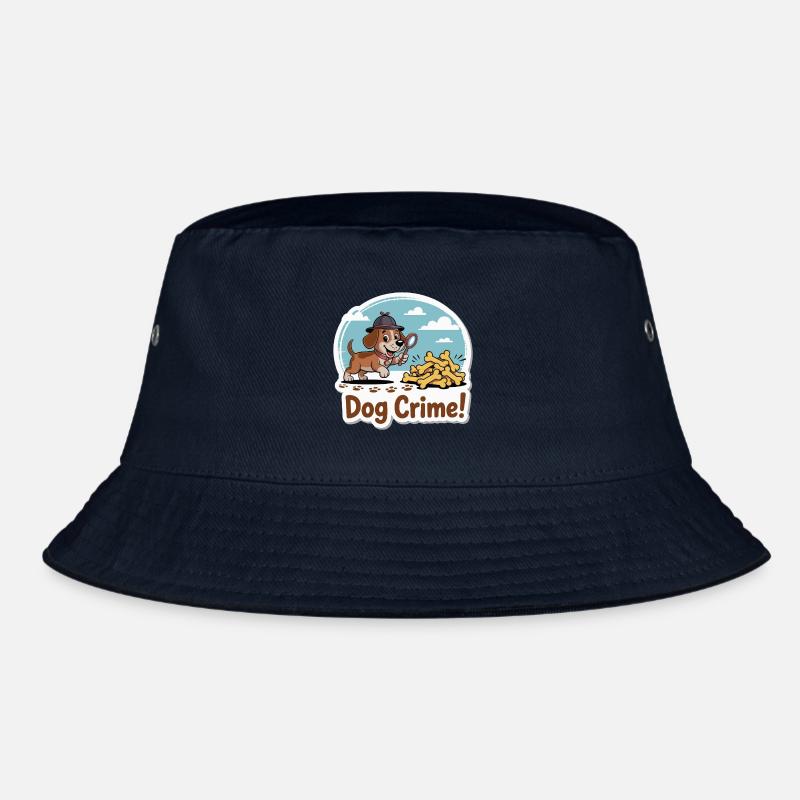 Dog Detective and Bones Bucket Hat