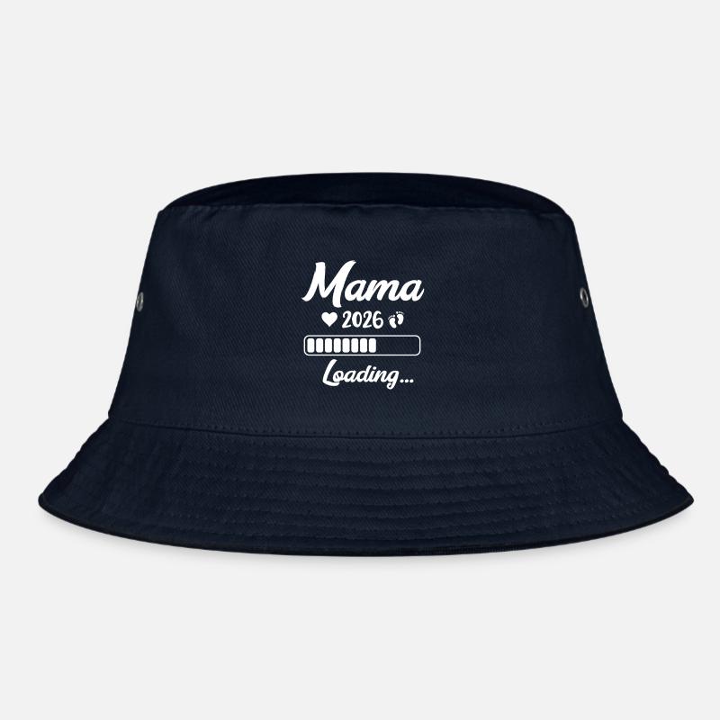 Mama 2026 Loading Schwangerschaftsankündigung  Bucket Hat