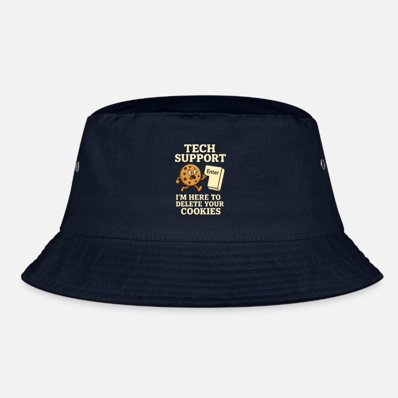Tech Support I'm Here To Delete Your Cookies Bucket Hat