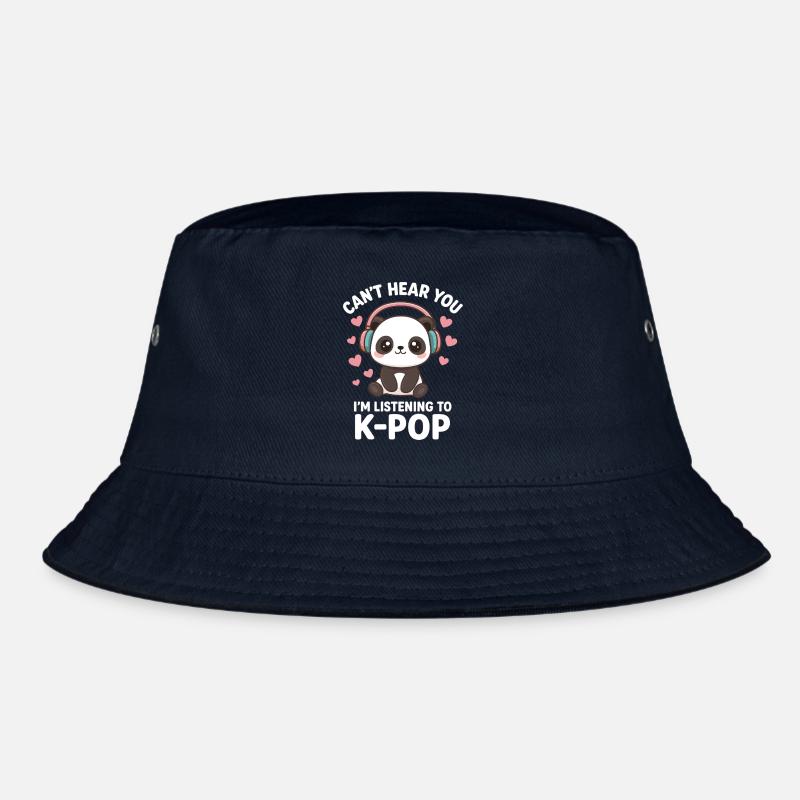 Kawaii Panda – Cute K-Pop Style Design Bucket Hat