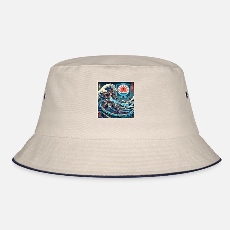 Cyber Samurai 模式 devant les vagues et Fuji Bob