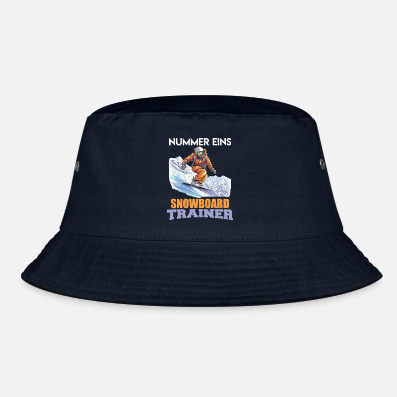Snowboarder NUMMER EINS SNOWBOARD TRAINER Lustig Bucket Hat