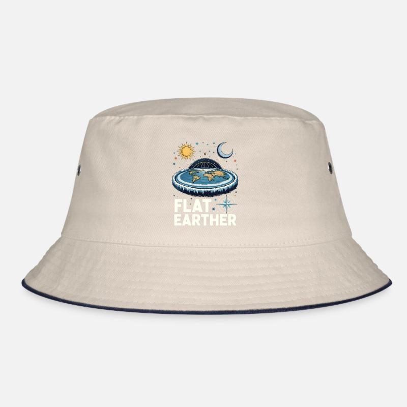 Flat-earthers Bucket Hat