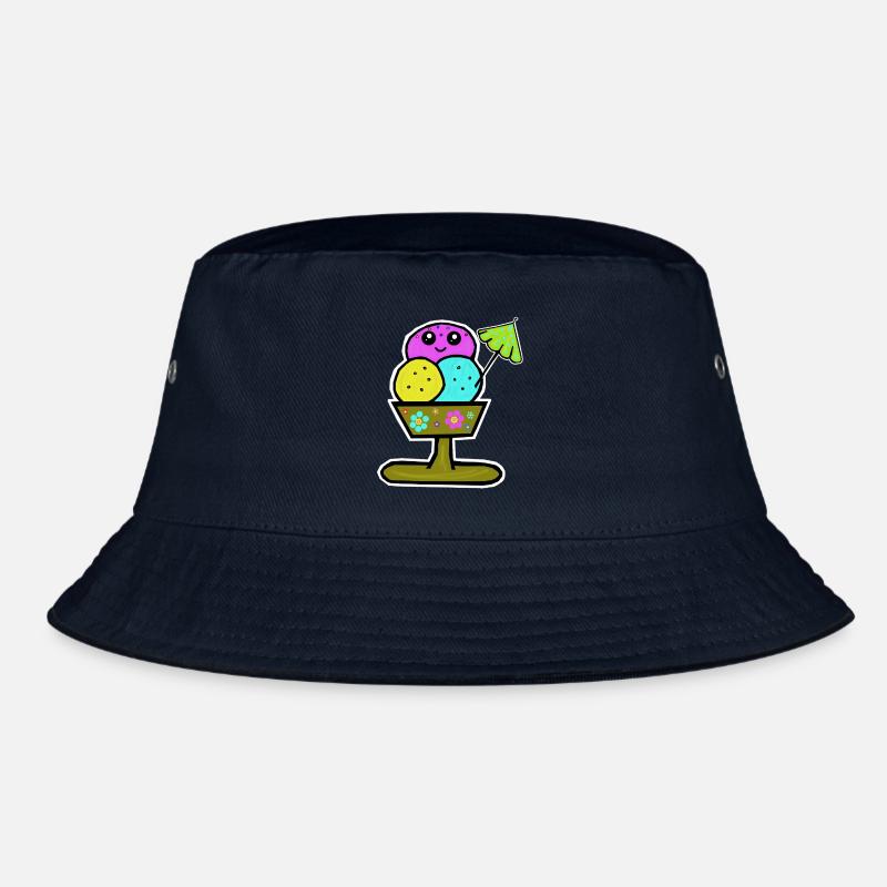 Glace colorée Sundae Glace Glace Glace Bob